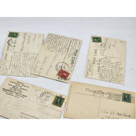 Antique PostCard Lot Birthday St Patrick's Day - Picture 2 of 10